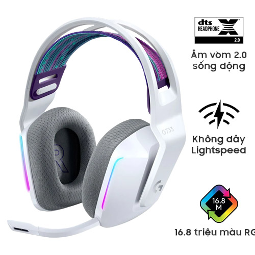Tai nghe Logitech G733 KDA Lightspeed Wireless